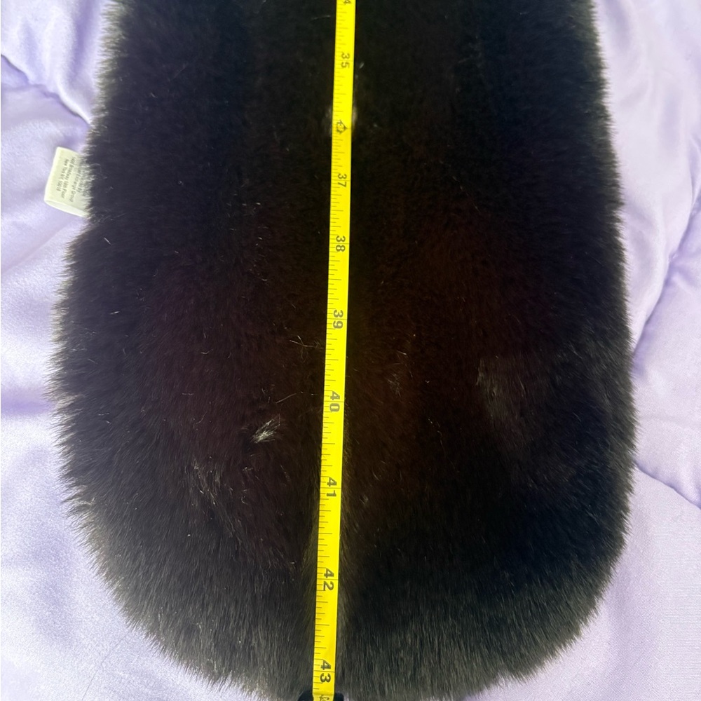 Black  Fur Scarf NEW - Picture 15 of 16
